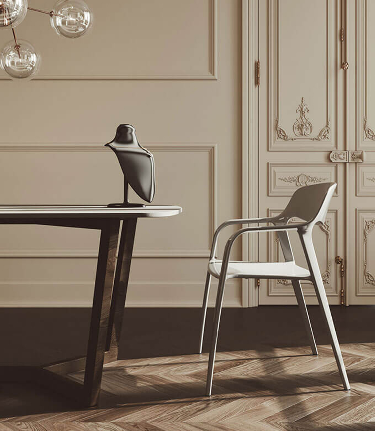 Sillas de colectividades. Karbon. Actiu