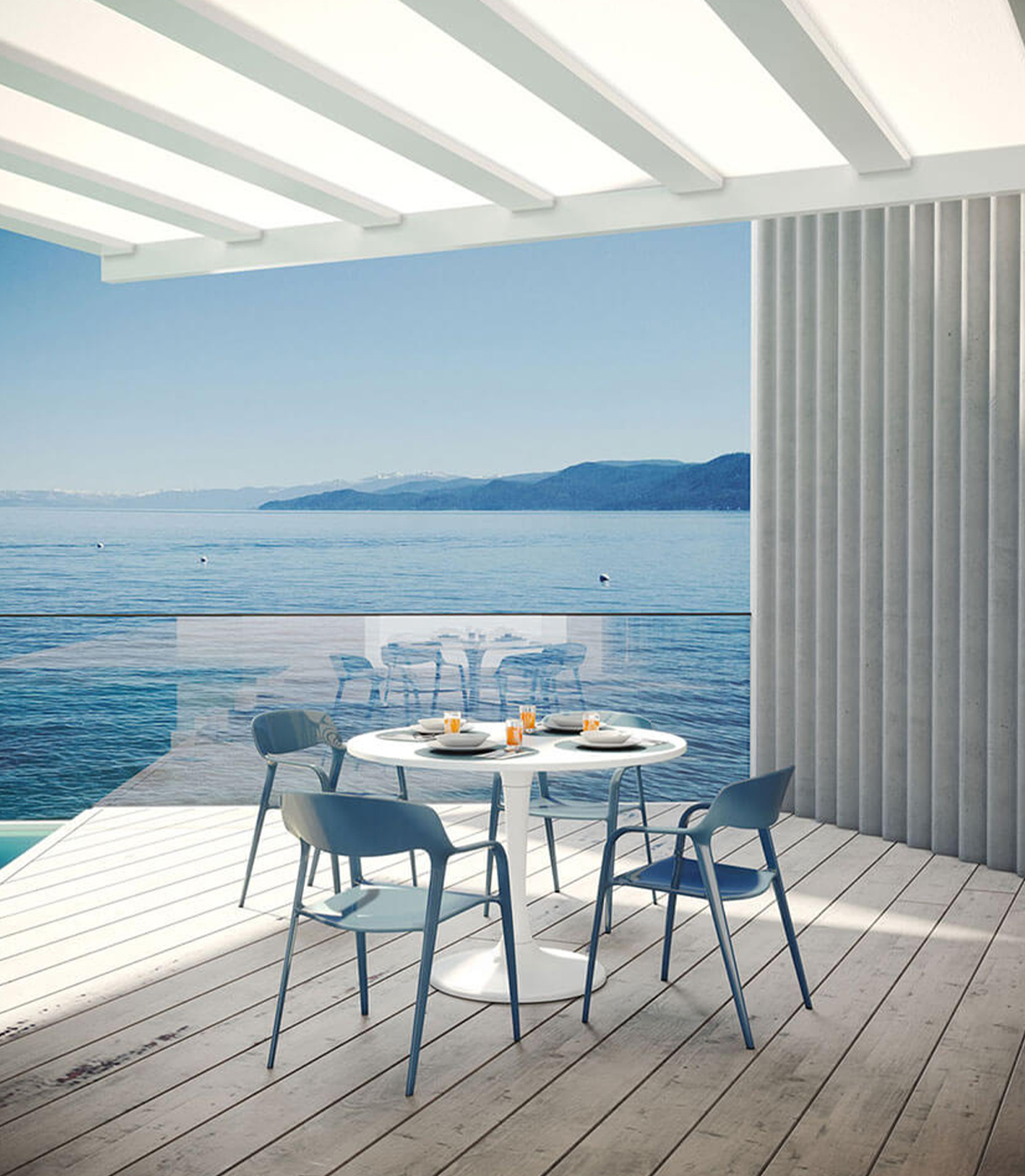 Sillas de colectividades. Karbon. Actiu