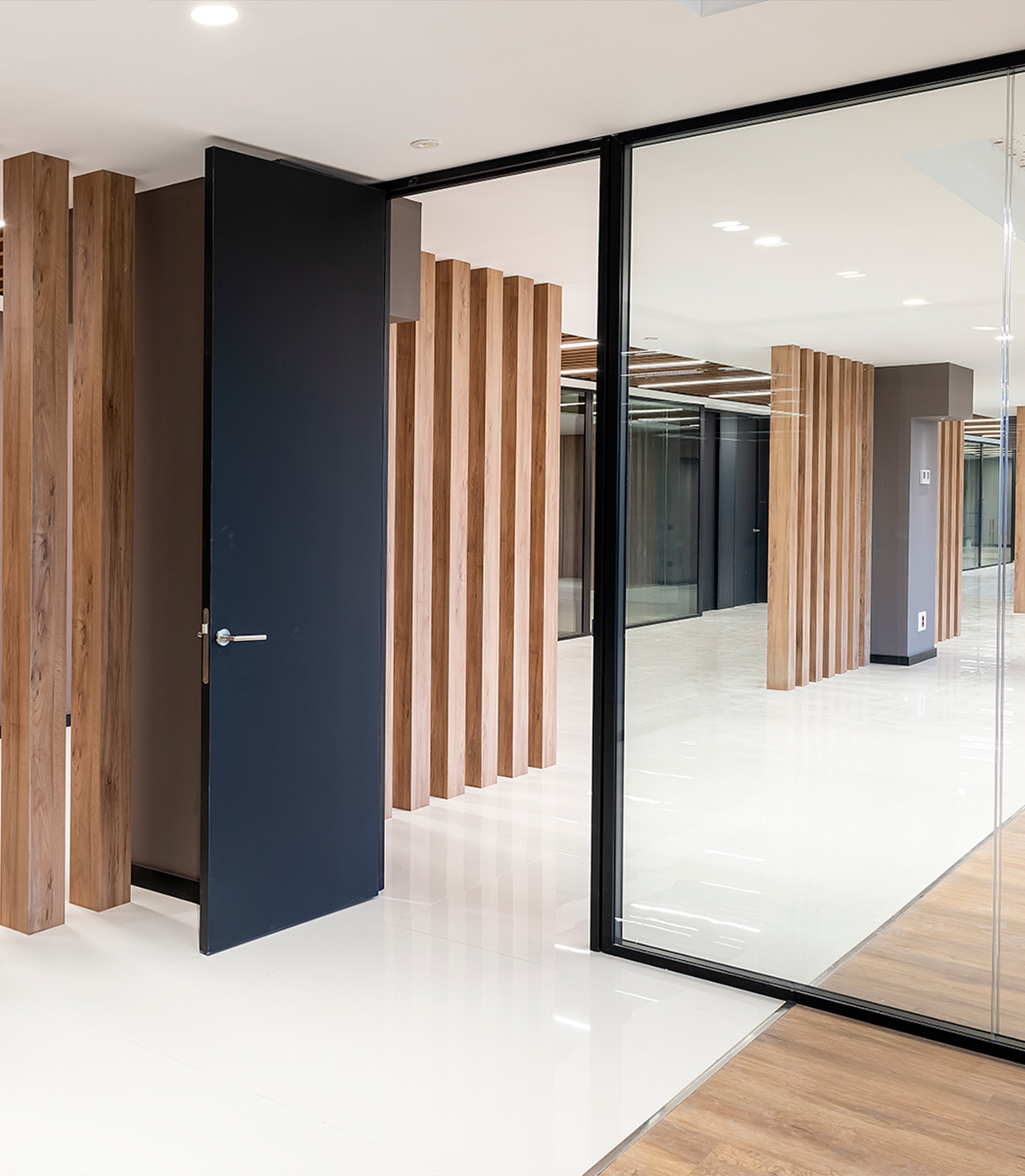 Mamparas de oficina. Elegance Forma. Iberperfil