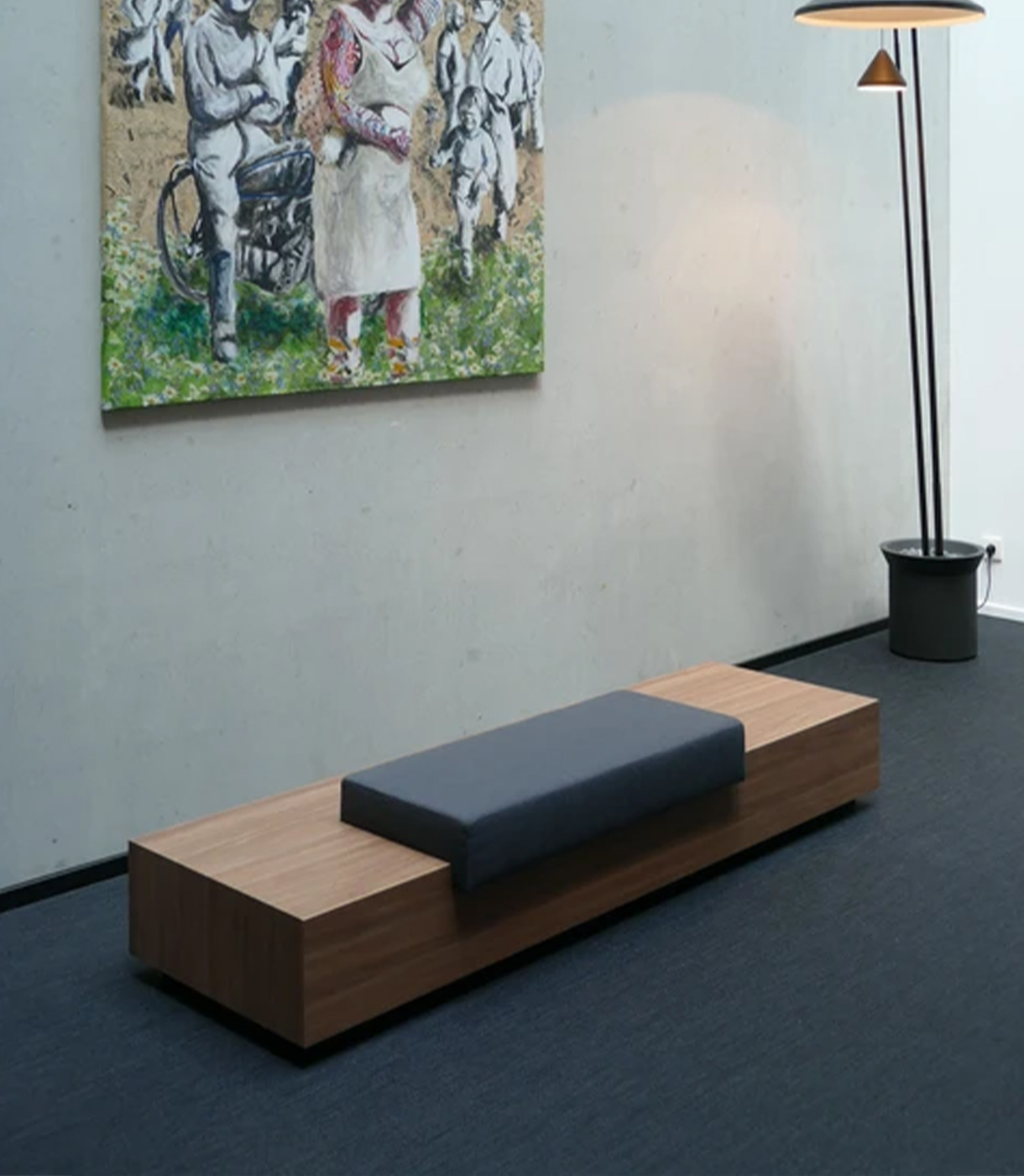 Moqueta modular. Halley Eclipse. 2tec2