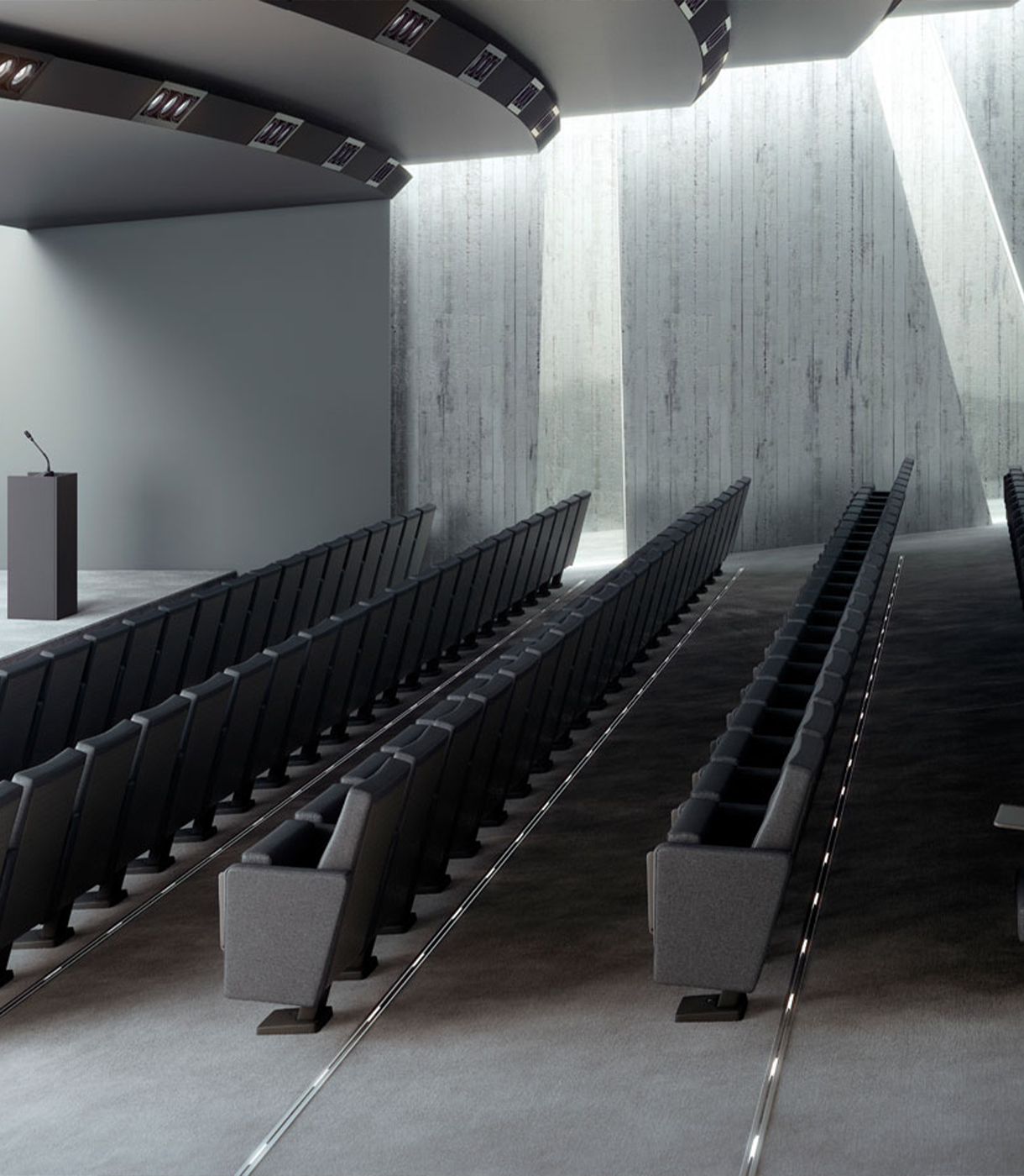 Butacas de auditorio. Audit. Actiu