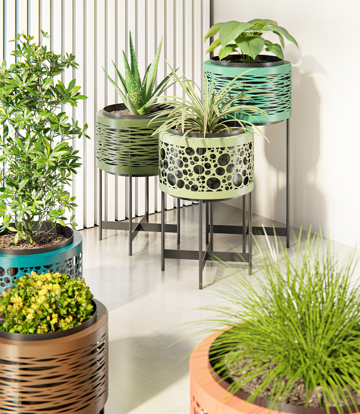 Jardineras y maceteros. Nyon Plt. Made Design