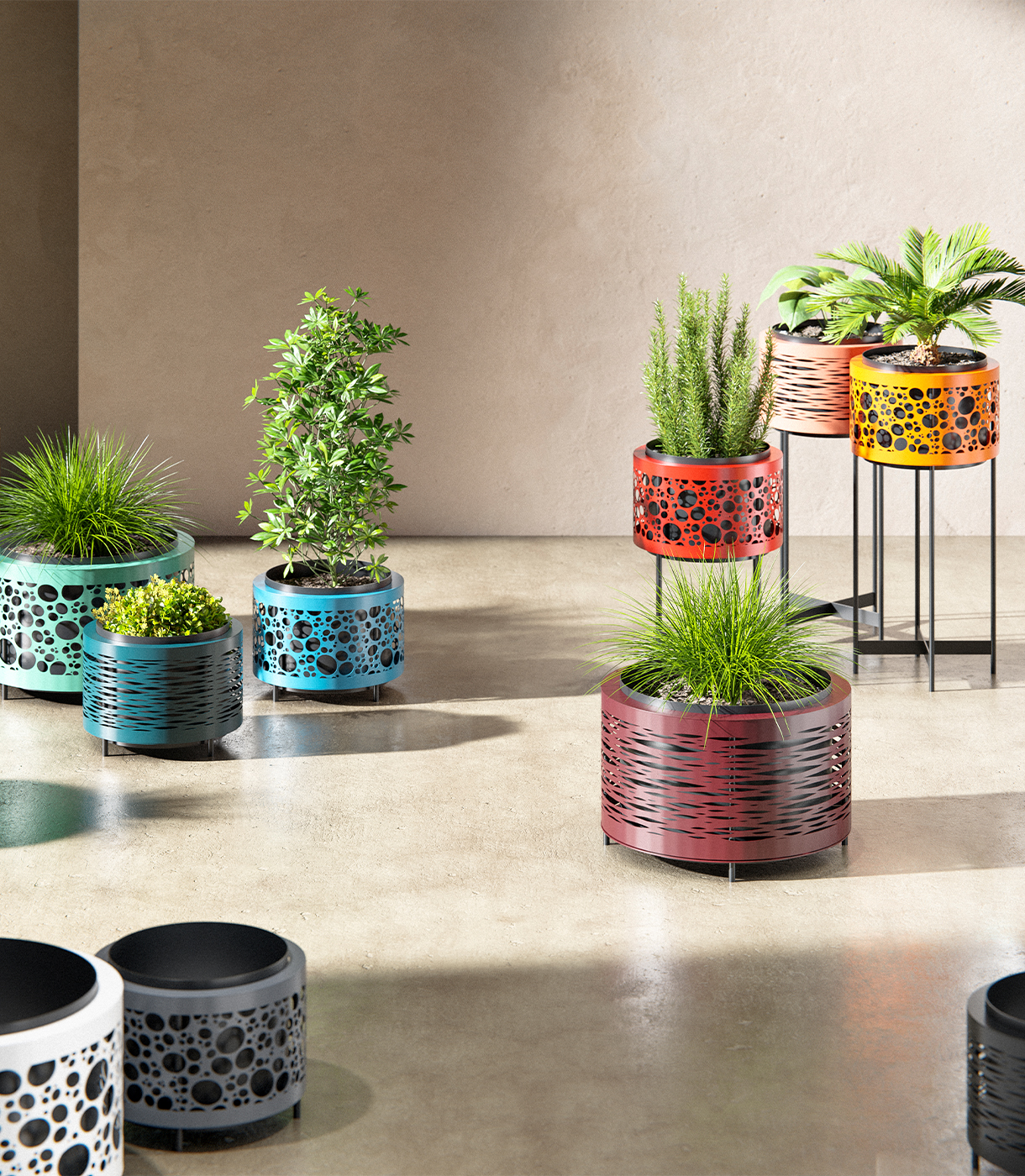 Jardineras y maceteros. Nyon Plt. Made Design