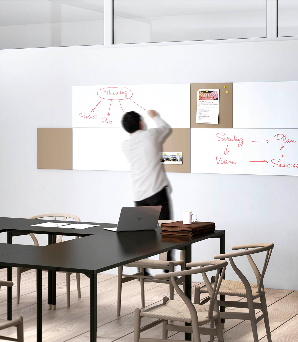 Pizarras. Modulor. Systemtronic