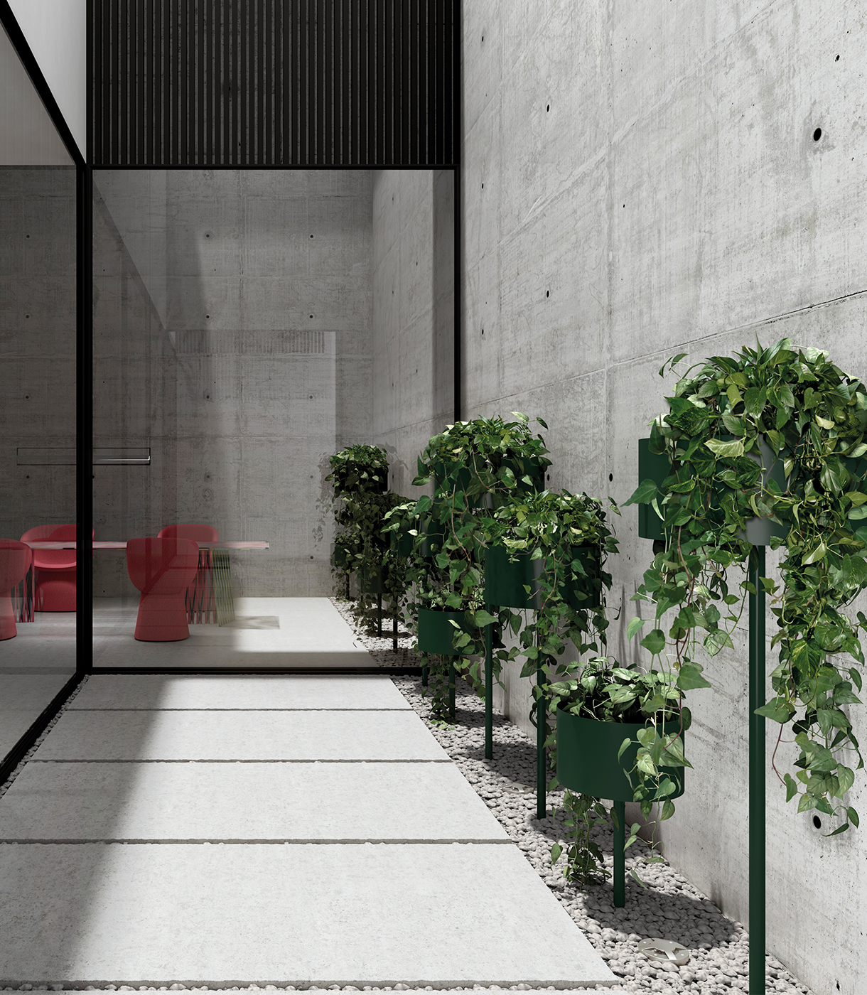 Jardineras y maceteros. Green Cloud. Systemtronic